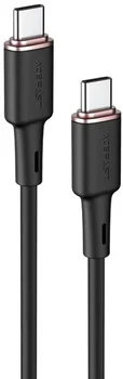 Кабель Acefast USB-C to USB-C 1.2m 60W Black (C2-03 Black)