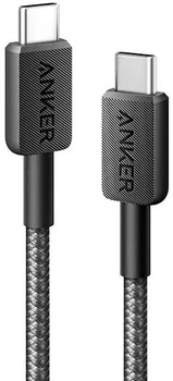 Кабель Anker 310 USB-C to USB-C 0.9m 240W Black (A81D5H11)