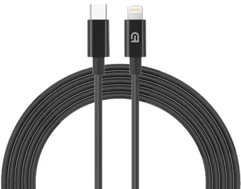 Кабель ArmorStandart AMQGJ2BL Lightning to USB-C Cable 1.2m Black (ARM64374)