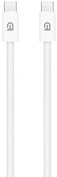 Кабель ArmorStandart AMQKJ3ZM Type-C to Type-C 1m White (ARM72698)