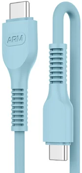 Кабель ArmorStandart AR88 Type-C to Type-C 3A 1m Blue (ARM65292)