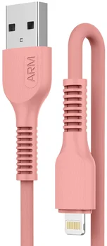 Кабель ArmorStandart AR88 USB to Lightning 2,4A 1m Peach (ARM65286)