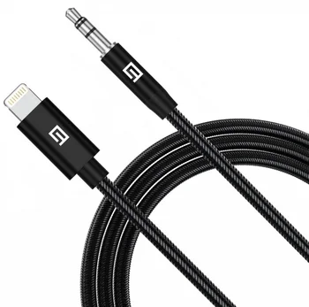 Кабель ArmorStandart Lightning Male to 3.5mm (mini-Jack) Male 1m Black (ARM76889)