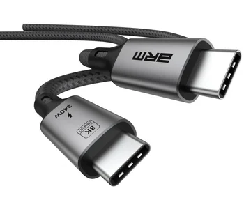Кабель ArmorStandart USB 4.0 USB-C - USB-C 240W 8K 60hz 40Gbps 1m Black (ARM81921)