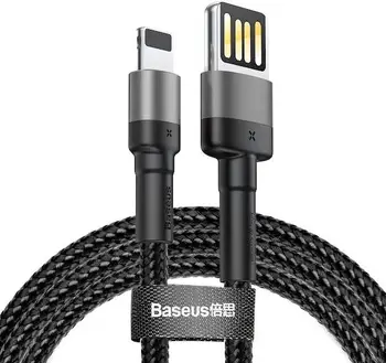 Кабель Baseus Cafule Cable USB For Lighting 2A 2m Black (CALKLF-HG1)