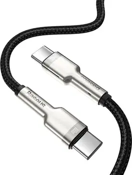 Кабель Baseus Cafule Series Metal Data Cable Type-C to Type-C 100W 1m Black (CATJK-C01)