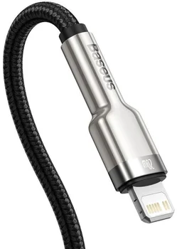 Кабель Baseus Cafule Series Metal Data Cable Type-C to iP PD 20W 0.25m Black (CATLJK-01)