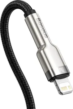 Кабель Baseus Cafule Series Metal Data Cable Type-C to iP PD 20W 1m Black (CATLJK-A01)