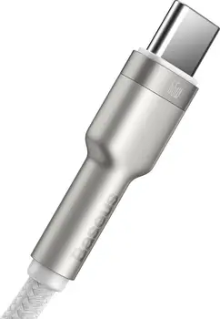 Кабель Baseus Cafule Series Metal Data Cable USB to Type-C 66W 1m White (CAKF000102)