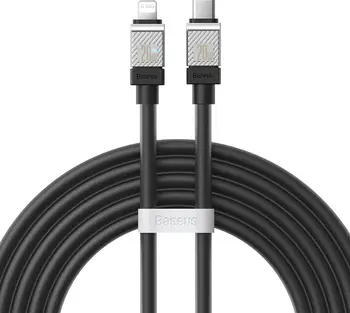 Кабель Baseus CoolPlay Series Fast Charging Cable Type-C to Lightning 20W 2m Black (CAKW000101)