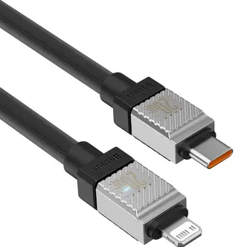 Кабель Baseus CoolPlay Series Fast Charging Cable Type-C to Lightning 20W 2m Black (CAKW000101)