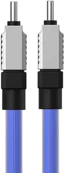 Кабель Baseus CoolPlay Series Type-C to Type-C 100W 1m Blue (CAKW000203)