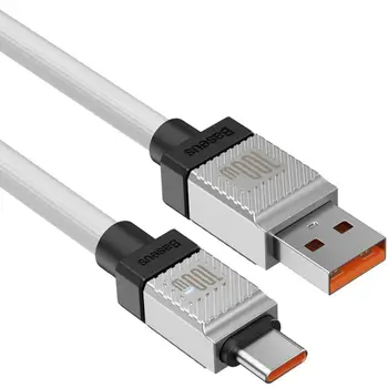 Кабель Baseus CoolPlay Series USB - Type-C 100W 2m White (CAKW000702)