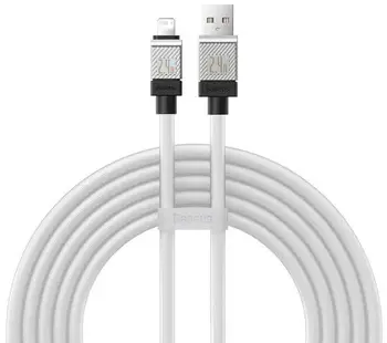 Кабель Baseus CoolPlay Series USB Type-A to Lightning 12W 2m White (CAKW000502)