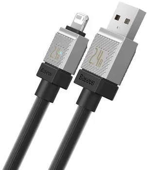 Кабель Baseus CoolPlay Series USB Type-A to Lightning 1m Black (CAKW000401)