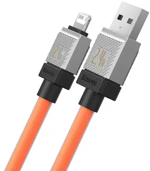 Кабель Baseus CoolPlay Series USB Type-A to Lightning 1m Orange (CAKW000407)