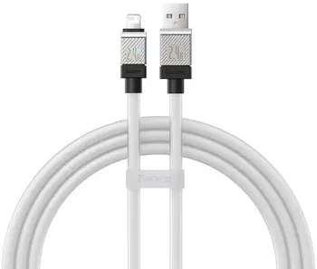 Кабель Baseus CoolPlay Series USB Type-A to Lightning 1m White (CAKW000402)