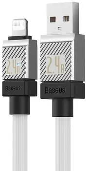 Кабель Baseus CoolPlay Series USB Type-A to Lightning 1m White (CAKW000402)