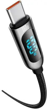 Кабель Baseus Display Fast Charging Type-C to Type-C 100W 1m Black (CATSK-B01)