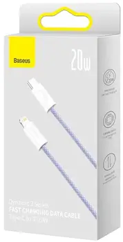 Кабель Baseus Dynamic 2 Series Fast Charging Data Cable USB Type-C to Lightning 20W 2m Purple (CALD040305)
