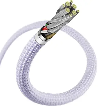 Кабель Baseus Dynamic 2 Series USB Type-C - Lightning PD 20Вт 1m Purple (CALD040205)