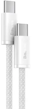 Кабель Baseus Dynamic Series Fast Charging Data Cable Type-C to Type-C 100W 1m White (CALD000202)