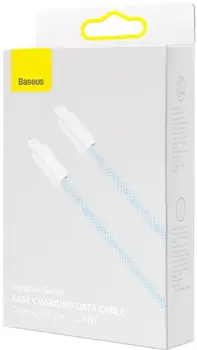 Кабель Baseus Dynamic Series Fast Charging Data Cable Type-C to Type-C 100W 2m Blue (CALD000303)