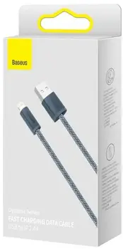 Кабель Baseus Dynamic Series Fast Charging Data Cable USB to Lightning 2m Slate Gray (CALD000516)