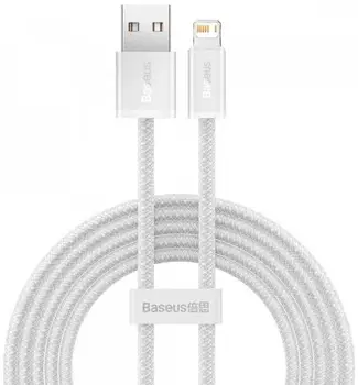 Кабель Baseus Dynamic Series Fast Charging Data Cable USB to Lightning 2m White (CALD000502)