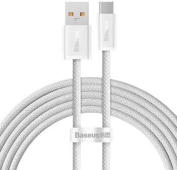 Кабель Baseus Dynamic Series Fast Charging Data Cable USB to Type-C 100W 2m White (CALD000702)
