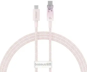 Кабель Baseus Explorer Charging Cable USB Type-C to USB Type-C 100W 1m Baby Pink (P10319703411-00)