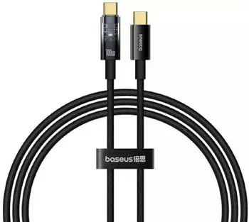 Кабель Baseus Explorer Charging Cable USB Type-C to USB Type-C 100W 1m Cluster Black (P10319703111-00)