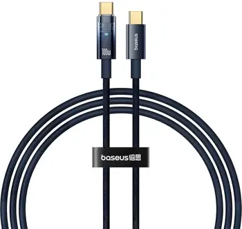 Кабель Baseus Explorer Charging Cable USB Type-C to USB Type-C 100W 1m Deepsea Blue (P10319704321-00)