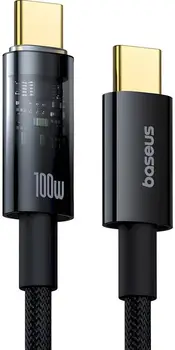 Кабель Baseus Explorer Charging Cable USB Type-C to USB Type-C 100W 1m Deepsea Blue (P10319704321-00)