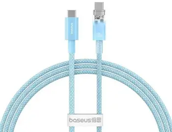 Кабель Baseus Explorer Charging Cable USB Type-C to USB Type-C 100W 1m Galaxy Blue (P10319703311-00)