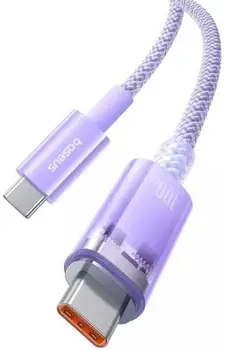 Кабель Baseus Explorer Charging Cable USB Type-C to USB Type-C 100W 1m Nebula Purple (P10319703511-00)