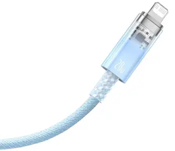 Кабель Baseus Explorer Series Fast Charging Cable Type-C to Lightning 20W 1m Blue (CATS010203)