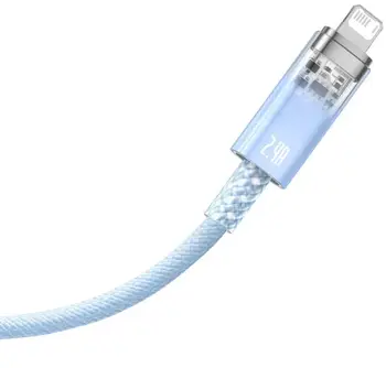 Кабель Baseus Explorer Series Fast Charging Cable USB to Lightning 1m Blue (CATS010003)