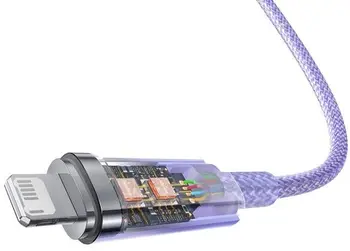 Кабель Baseus Explorer Series Fast Charging Cable USB to Lightning 1m Purple (CATS010005)