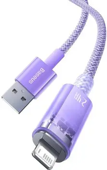 Кабель Baseus Explorer Series Fast Charging Cable USB to Lightning 1m Purple (CATS010005)