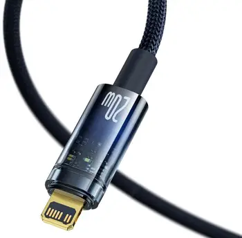 Кабель Baseus Explorer Series USB Type-C - Lightning 20W 1m Blue (CATS000003)