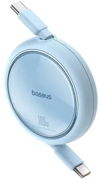 Кабель Baseus Free2Draw Mini USB Type-C to USB Type-C 100W 1m Galaxy Blue (P10364500311-00)