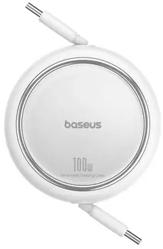 Кабель Baseus Free2Draw Mini USB Type-C to USB Type-C 100W 1m Moon White (P10364500211-00)