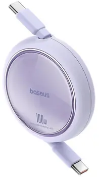 Кабель Baseus Free2Draw Mini USB Type-C to USB Type-C 100W 1m Nebula Purple (P10364500511-00)