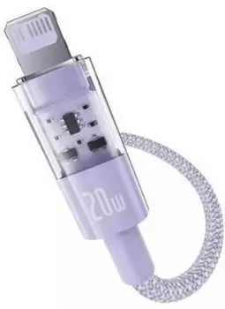 Кабель Baseus Gem Fast-Charging Data Cable USB Type-C to Lightning 20W 1m Nebula Purple (P10373001511-00)