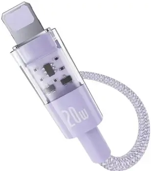 Кабель Baseus Gem Fast-Charging Data Cable USB Type-C to Lightning 20W 2m Nebula Purple (P10373001511-01)