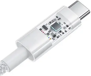Кабель Baseus Gem Fast-Charging Data Cable USB to USB-C 100W 1m Moon White (P10373002211-00)