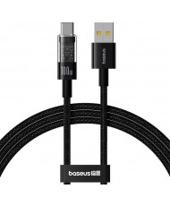 Кабель Baseus Gem Fast-Charging Data Cable USB to USB-C 100W 2m Cluster Black (P10373002111-01)