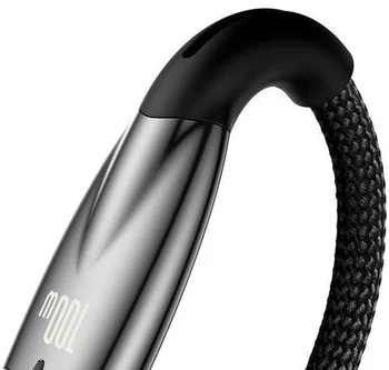 Кабель Baseus Glimmer Series USB Cable to USB-C Fast Charging 100W 2m Black (CADH000501)