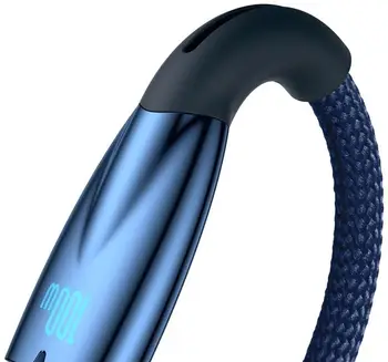 Кабель Baseus Glimmer Series USB Cable to USB-C Fast Charging 100W 2m Blue (CADH000503)